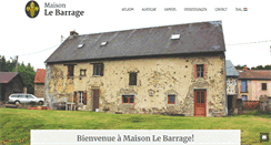 Desktop Screenshot of maison-le-barrage.com