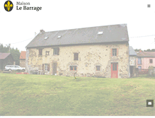 Tablet Screenshot of maison-le-barrage.com